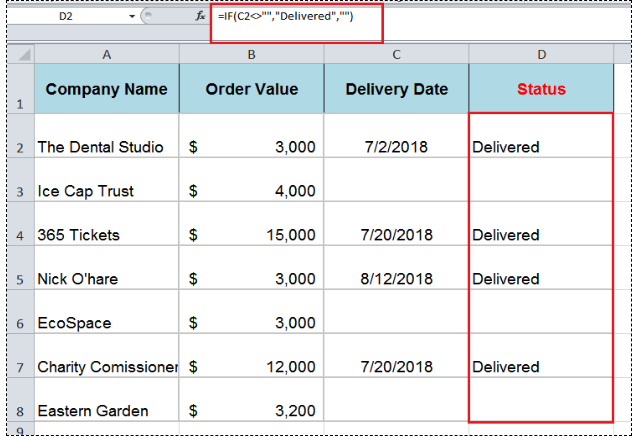 Ignore Formula If Cell Is Blank - Printable Timeline Templates