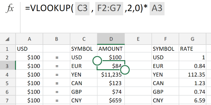 if then formula excel on current sheet