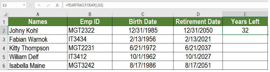 How to calculate the date of Thanksgiving day based on specific years in  Excel?