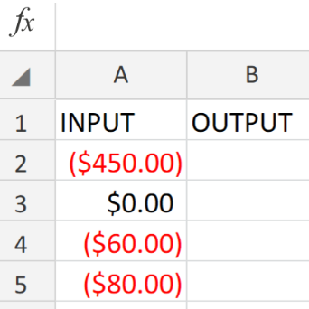 Excel Formula Change Negative Numbers To Positive Excelchat