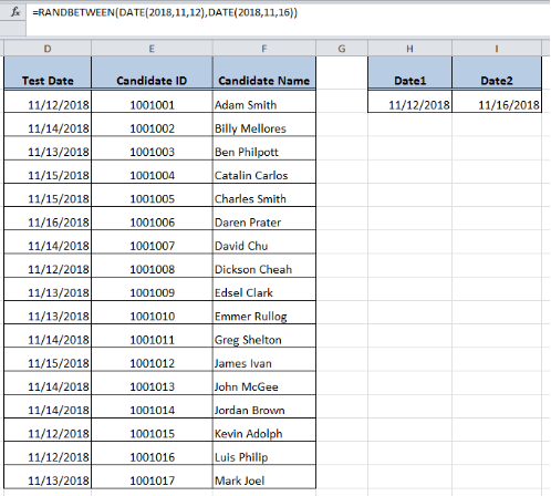 How to Generate Date Between Two -