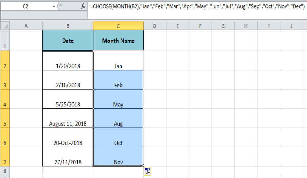 √70以上 Month Name Excel Function 115053 Excel Month Name To Number Function 9043