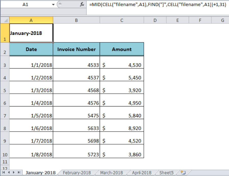 How To Get Sheet Name In Excel Using Java