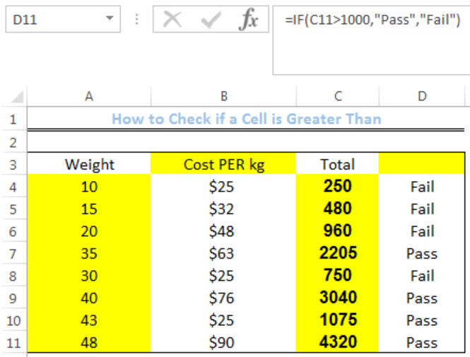 openoffice excel formula if value less than