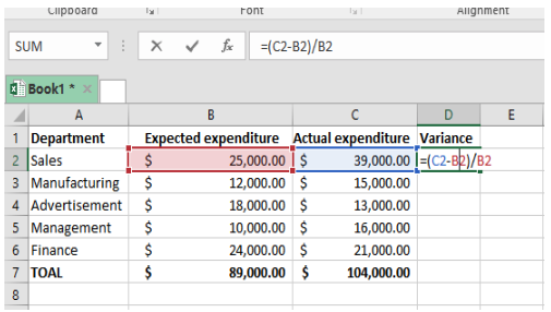 how-to-calculate-percentage-difference-in-excel-formula-of-percentage