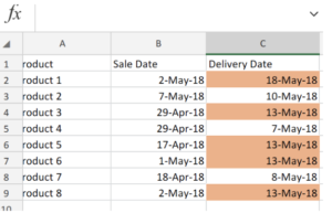 conditional formatting