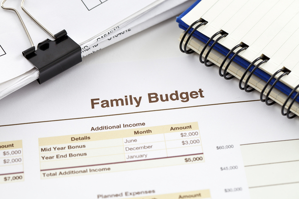 household budget worksheet excel template