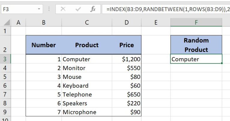 Discover How To Generate A Random Number In A Table In Excel Excelchat