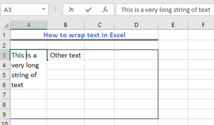 automatically adust columns for wrap text excel mac