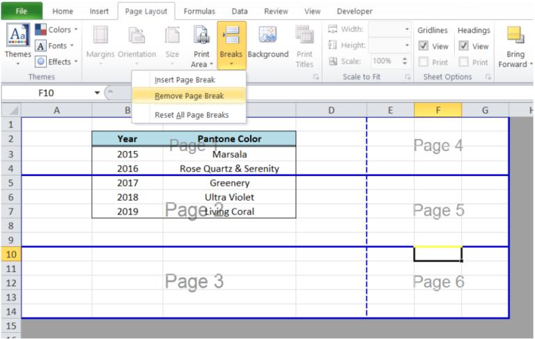 how-to-remove-page-breaks-in-excel-excelchat