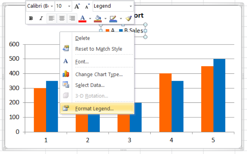 how to change legend name in excel pivot chart