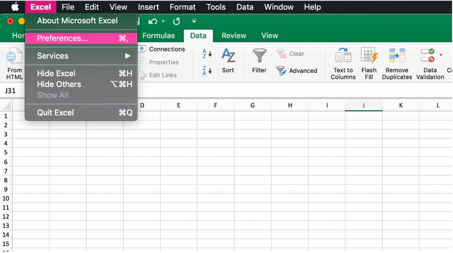 where is the developer tab in excel for mac