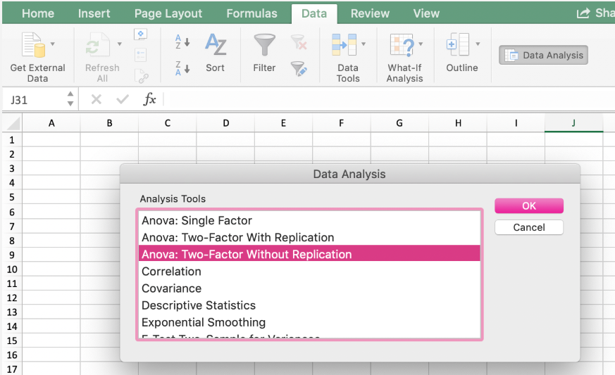 data nalytics for mac excel