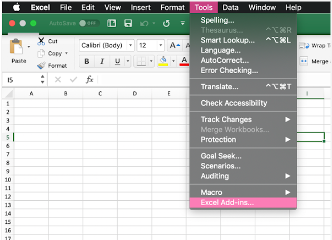 where to find the quick analysis tool in excel 2016 mac