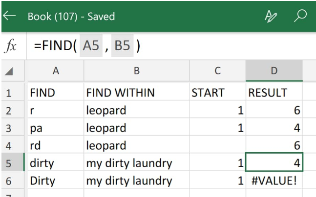 How To Write A Find Function In Excel