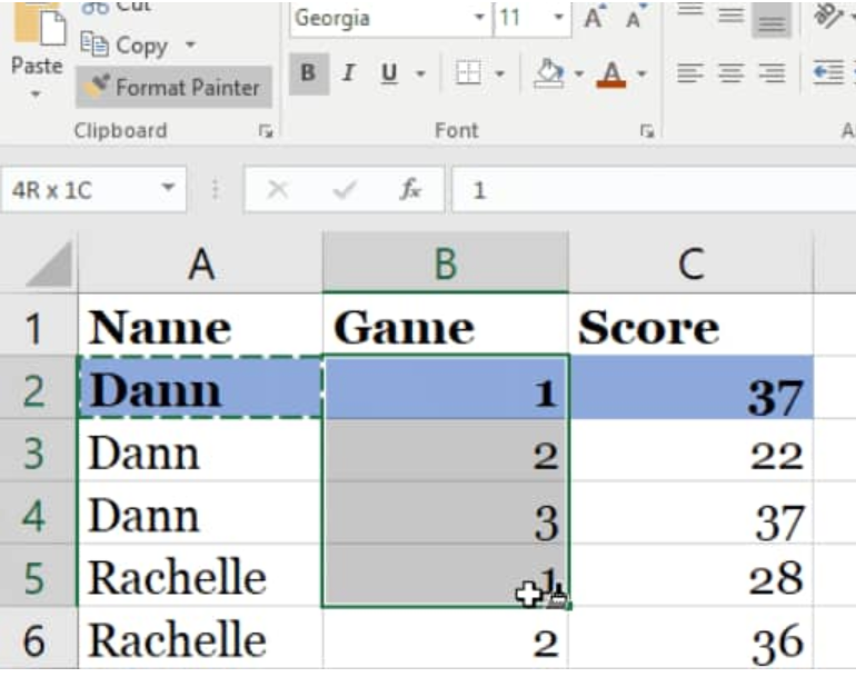 Excel painting