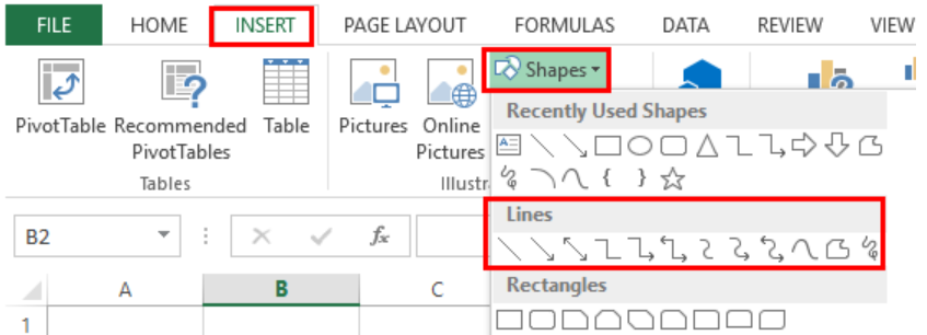 how-to-draw-a-straight-line-in-excel-or-word-excelnotes-kulturaupice