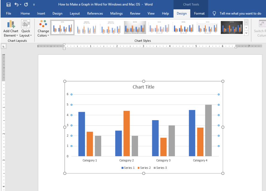 make chart in excel for mac