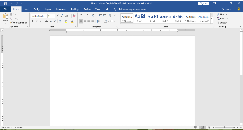 make all elements on page into one chart in word for mac