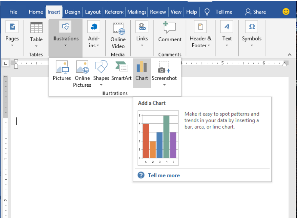 Microsoft Word How To Make A Chart