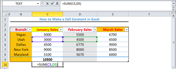 how to keep a cell constant in excel for mac