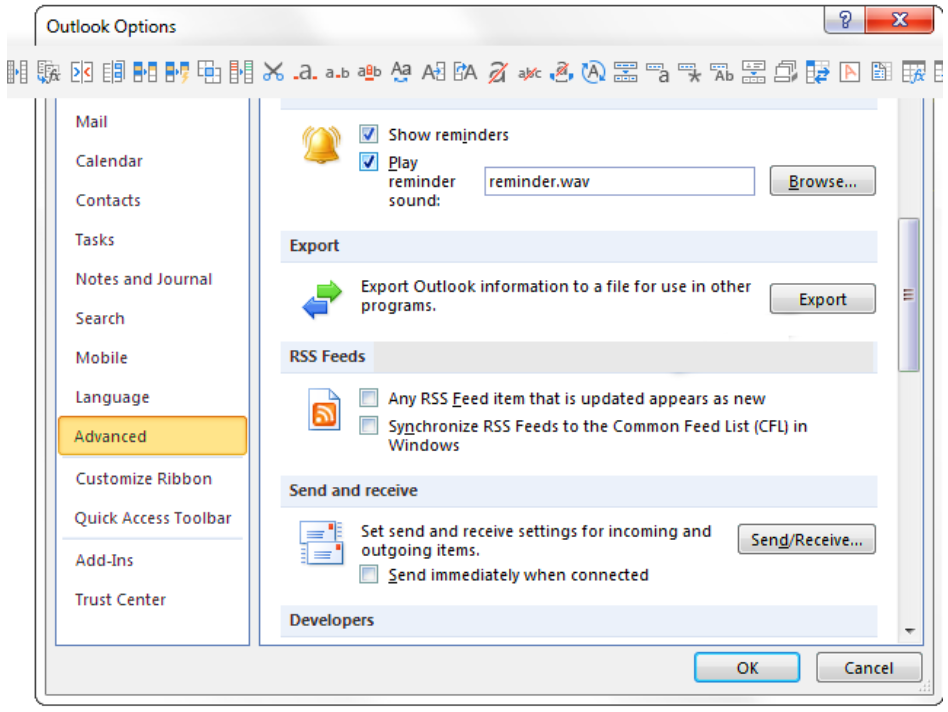 exporting outlook contact groups