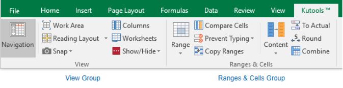 where is kutools in excel