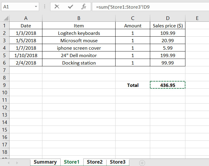 generate a transcript from different spreadsheets in excel for mac